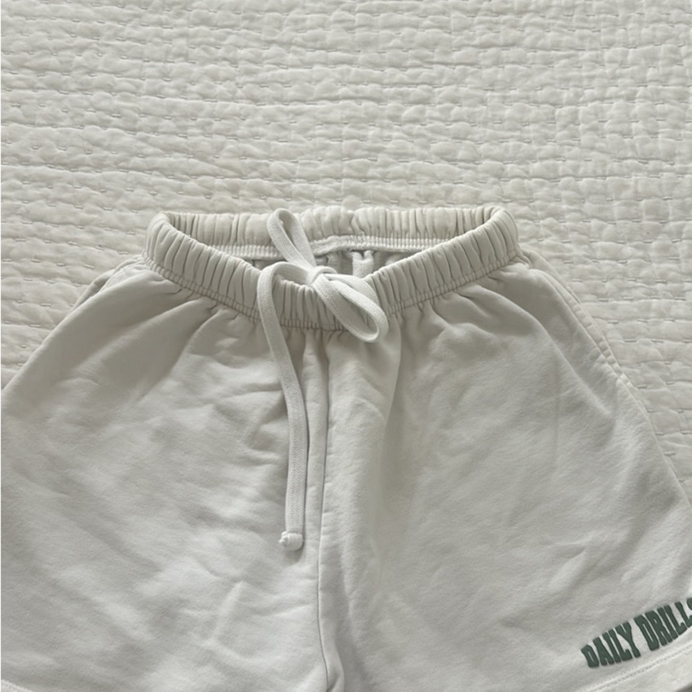 Daily Drills White Women's Drawstring Shorts